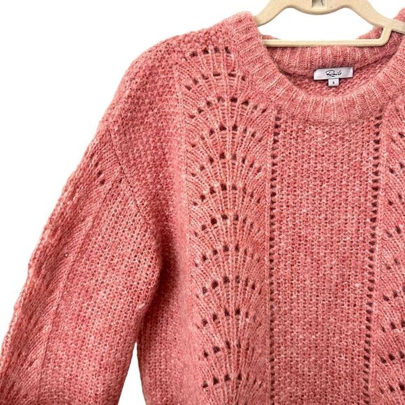 Rails Pink Crew Neck Sweater - Picture 4 of 5